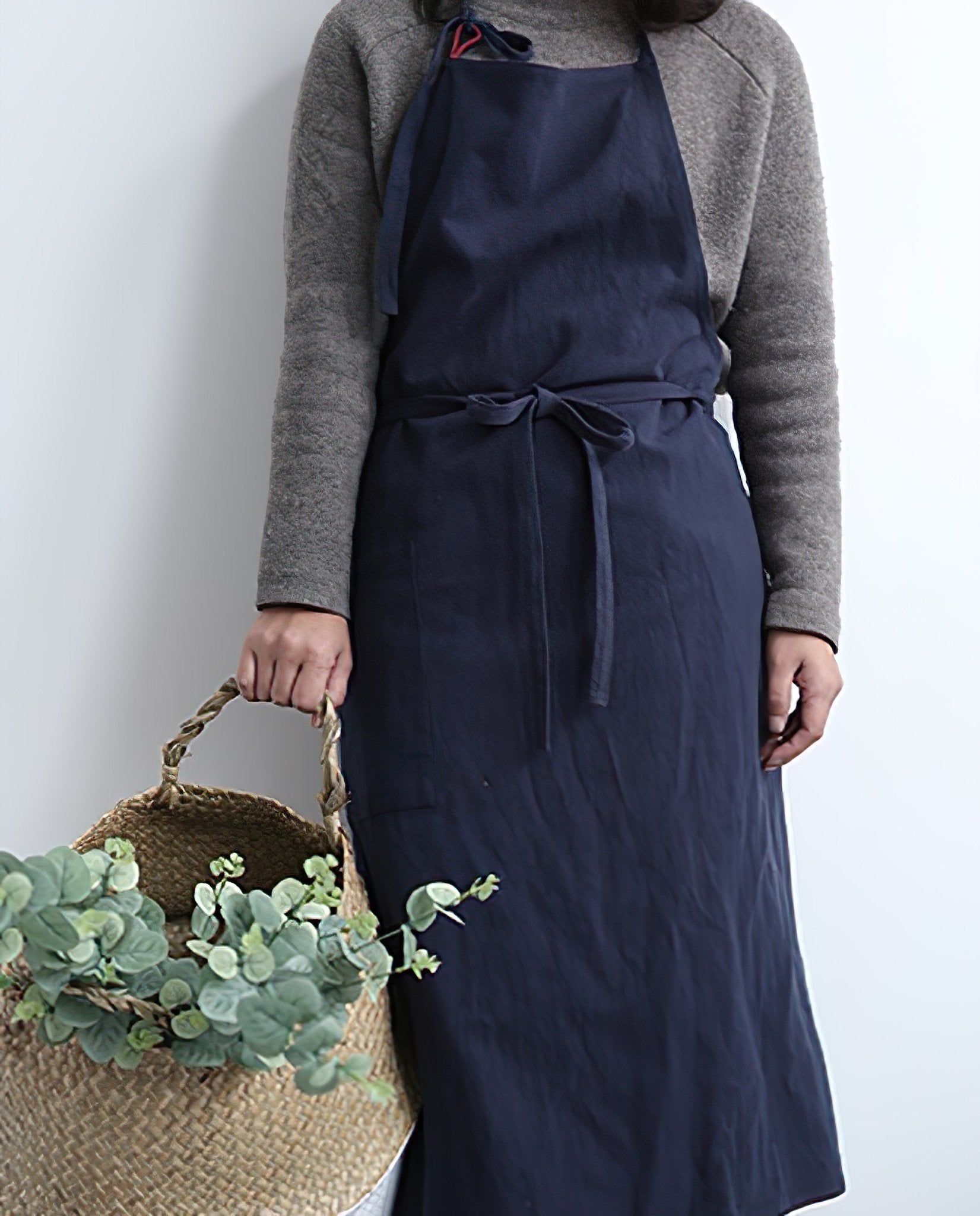Cotton - Linen Blend Aprons 80% Linen & 20% Cotton - Hanee Aprons