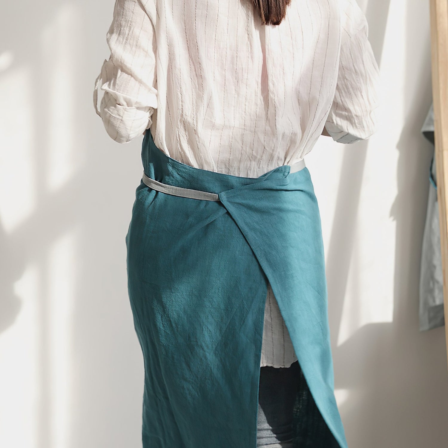 Cotton - Linen Blend Aprons 80% Linen & 20% Cotton - Hanee Aprons
