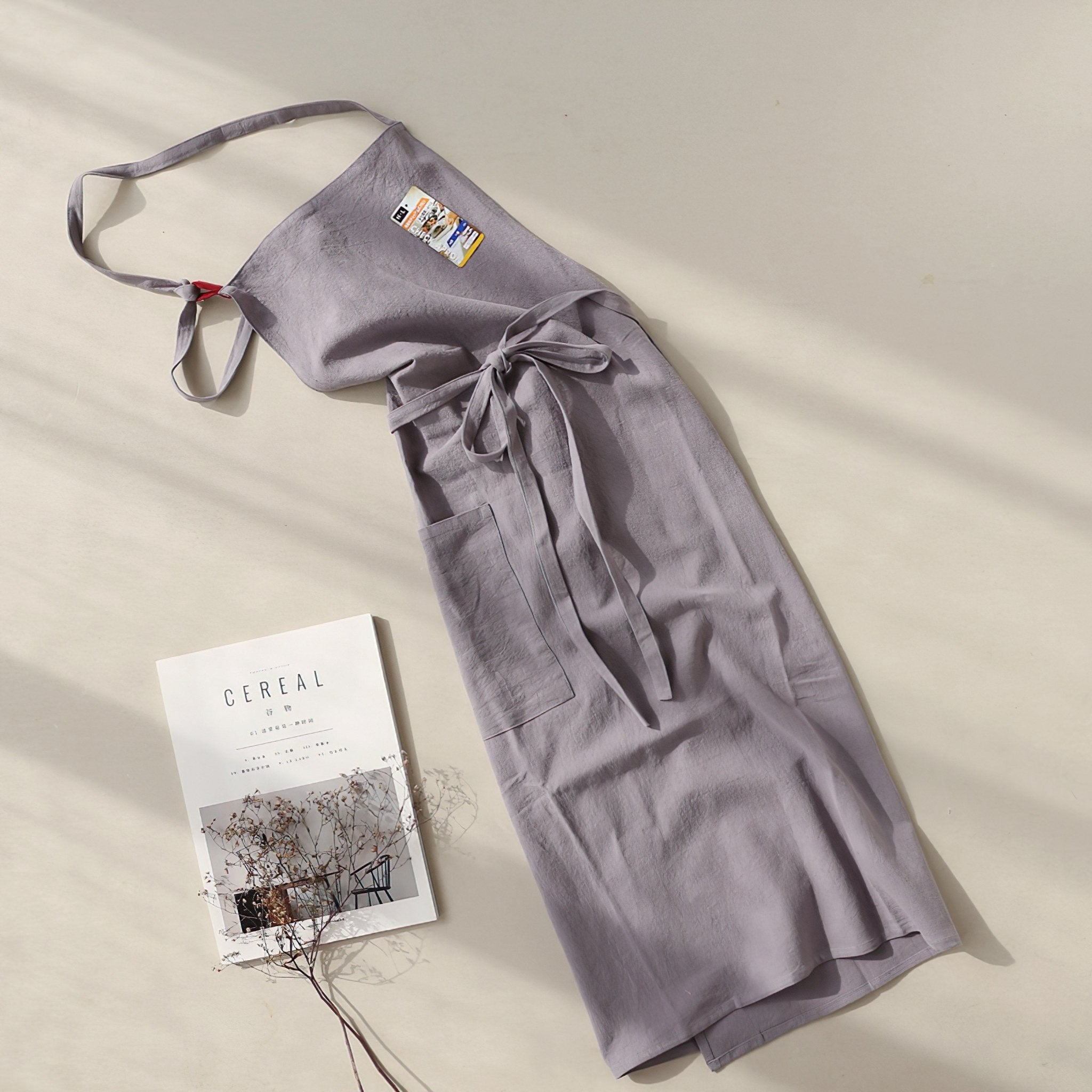 Cotton - Linen Blend Aprons 80% Linen & 20% Cotton - Hanee Aprons
