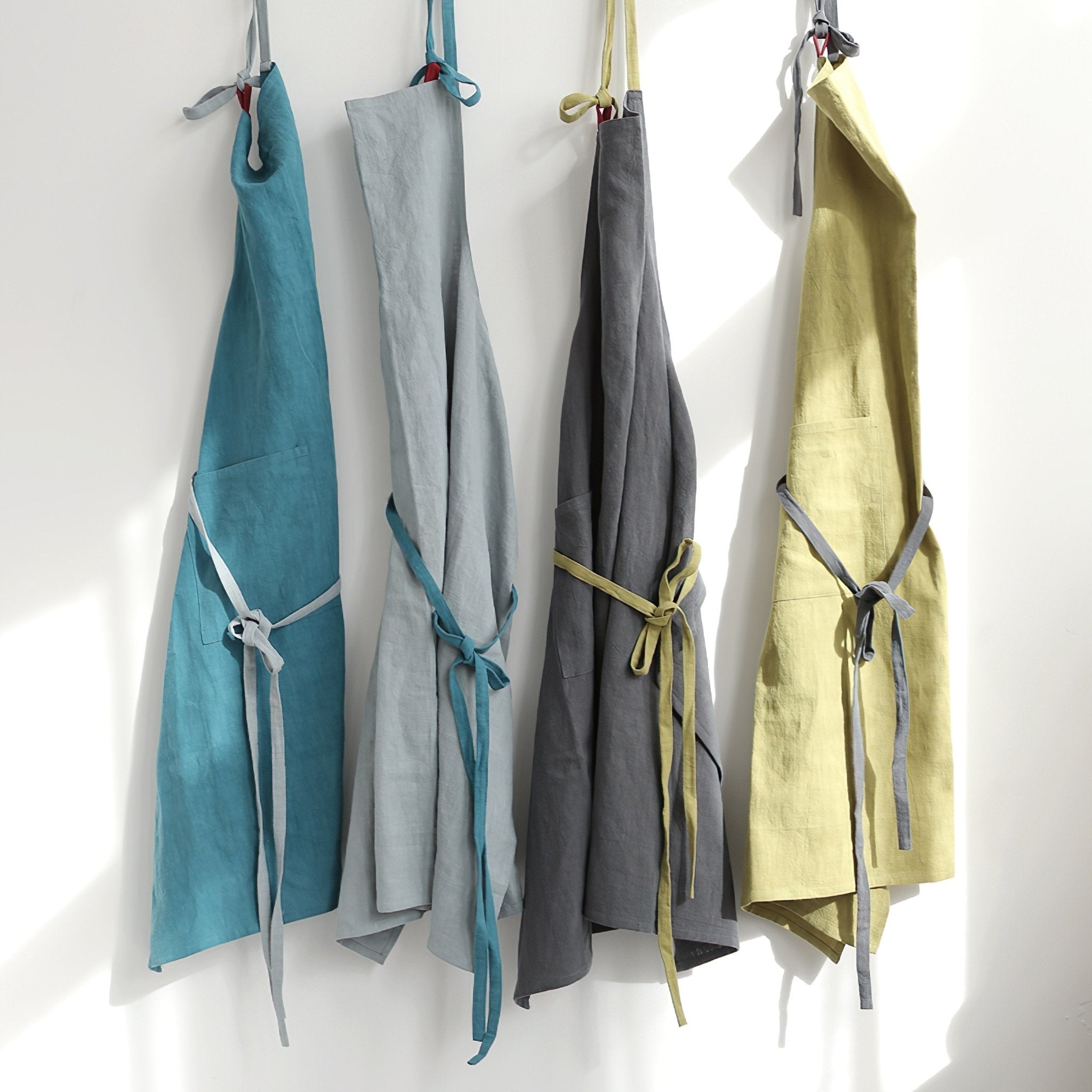 Cotton - Linen Blend Aprons 80% Linen & 20% Cotton - Hanee Aprons