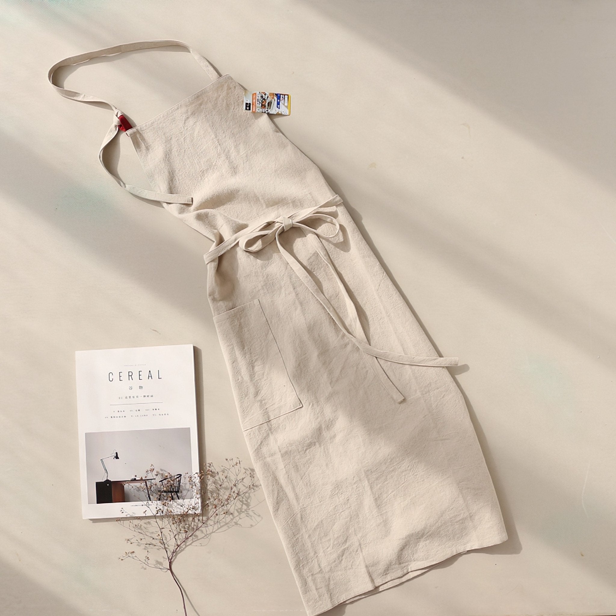 Cotton - Linen Blend Aprons 80% Linen & 20% Cotton - Hanee Aprons