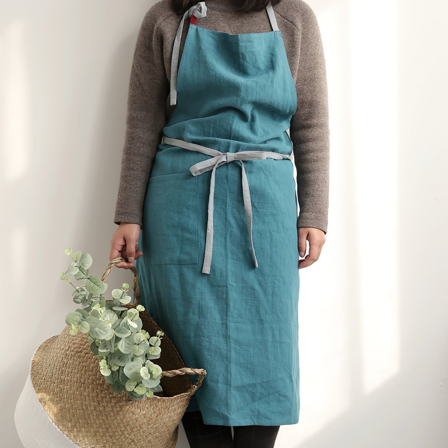 Cotton - Linen Blend Aprons 80% Linen & 20% Cotton - Hanee Aprons