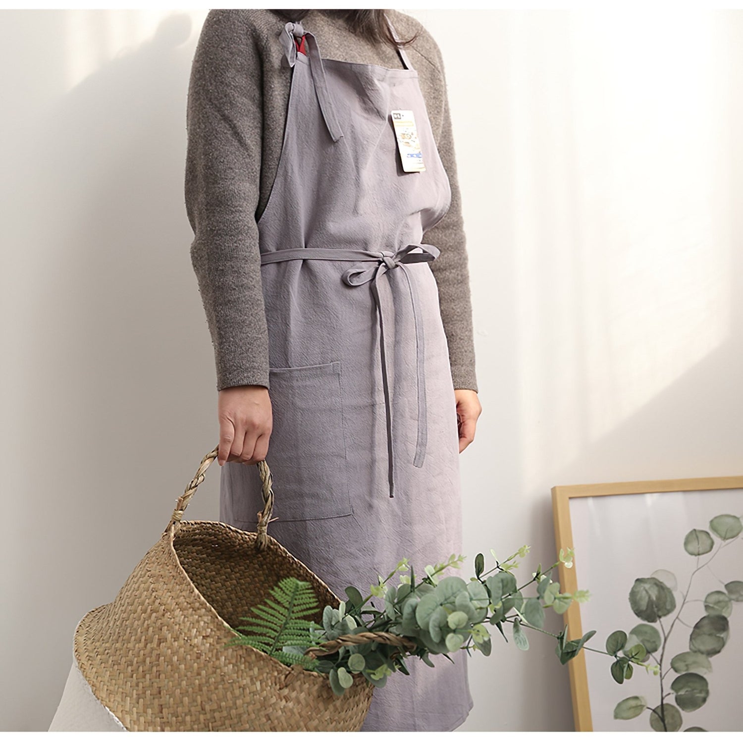 Cotton - Linen Blend Aprons 80% Linen & 20% Cotton - Hanee Aprons