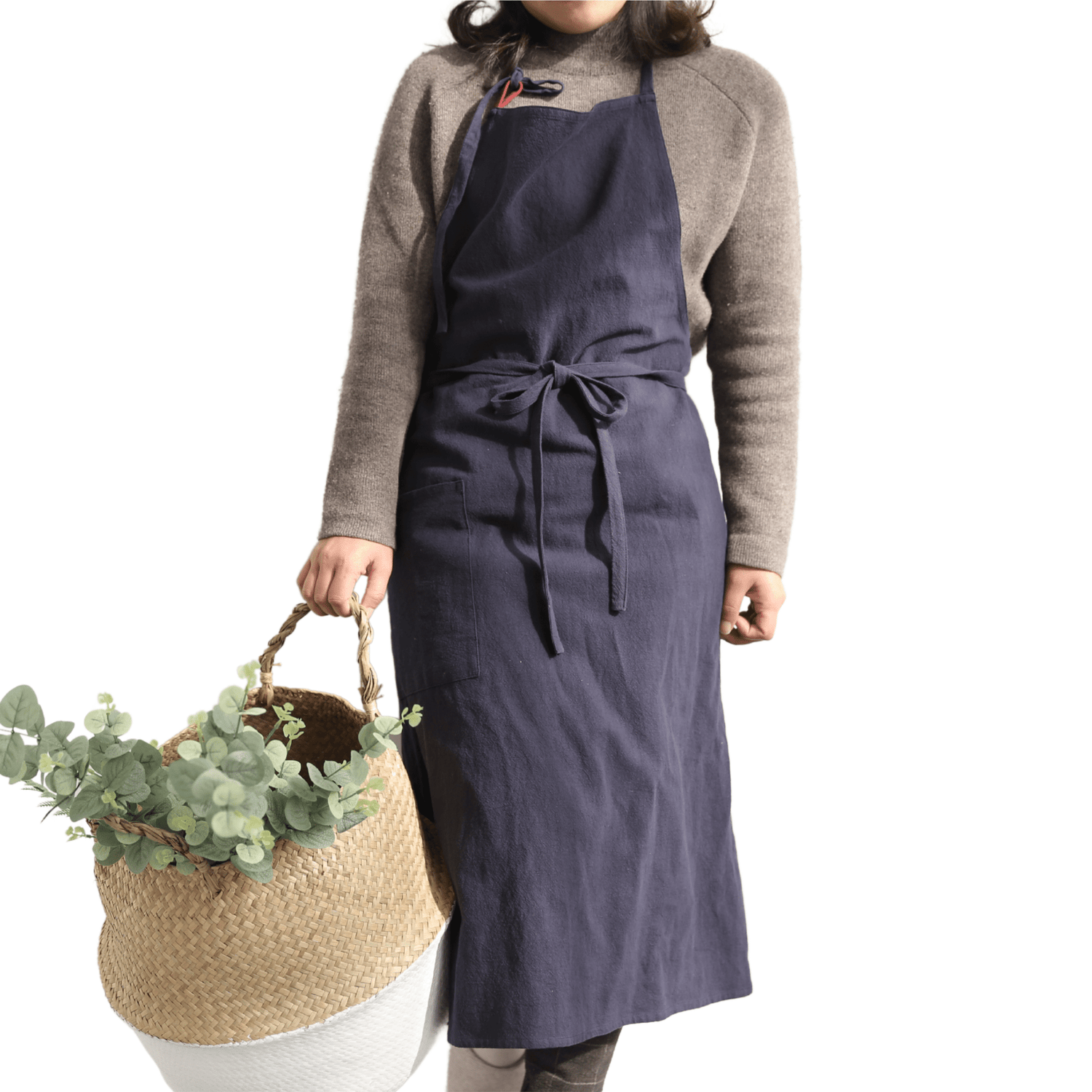 Cotton - Linen Blend Aprons 80% Linen & 20% Cotton - Hanee Aprons