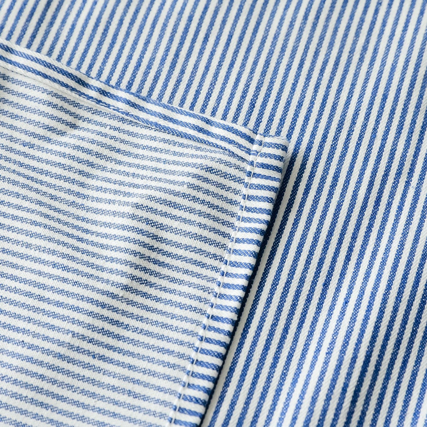 Striped Cotton Canvas Cross - Back Aprons - Hanee Aprons