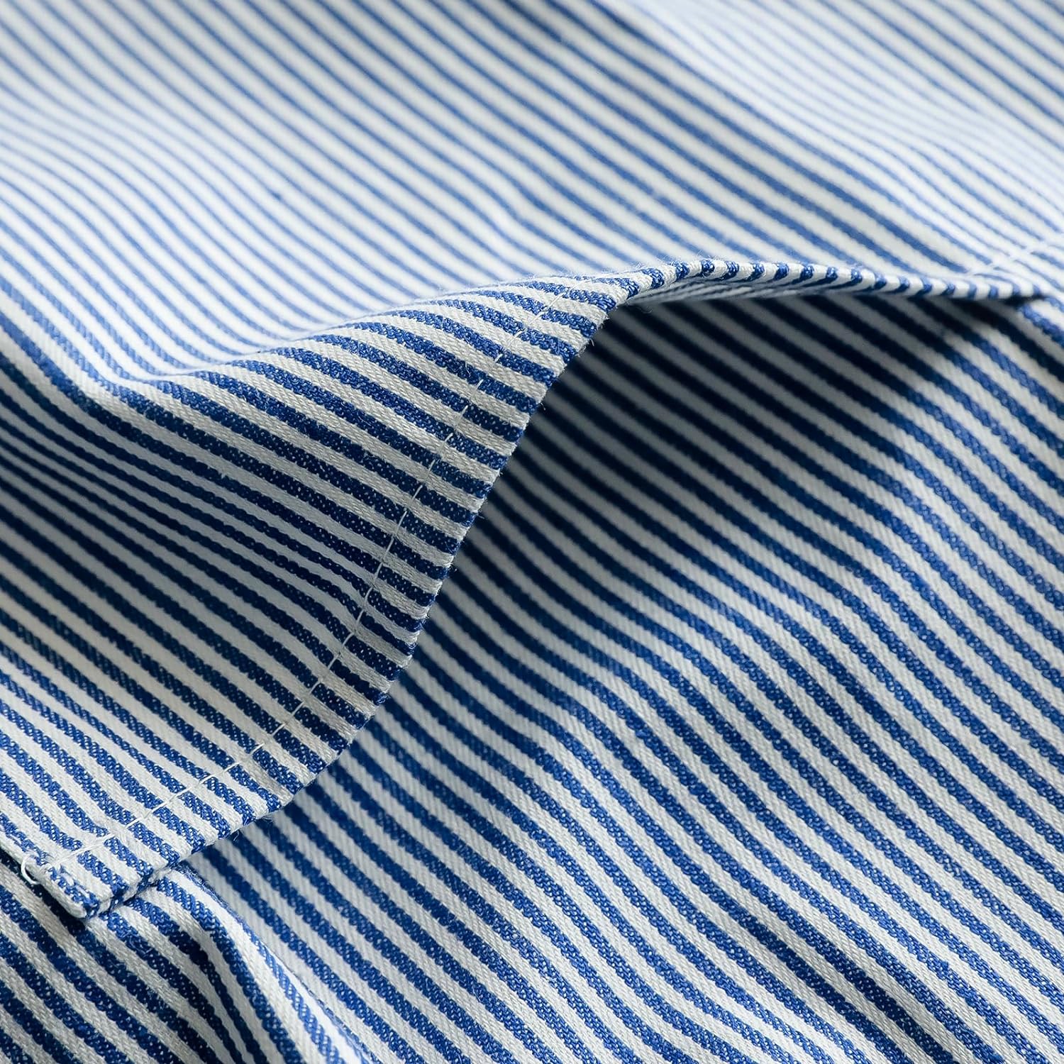 Striped Cotton Canvas Cross - Back Aprons - Hanee Aprons