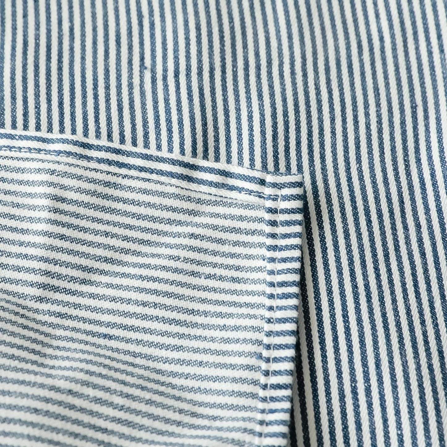 Striped Cotton Canvas Cross-Back Aprons