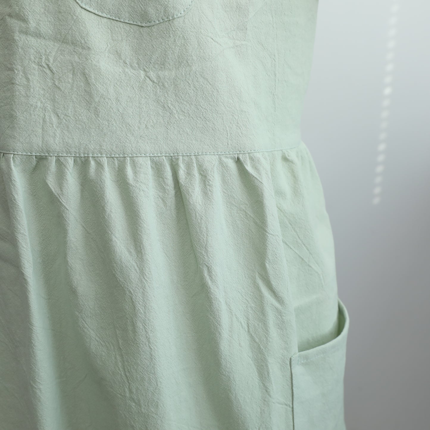 100% Cotton Cross-Back Pinafore Apron Dress